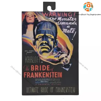 Аниме-Фигурка Neca Global Monster The Ultimate Bride Of Frankenstein, 7-Дюймовая Подвижная Модель, Украшение Для Комнаты, Подарок На Хэллоуин
