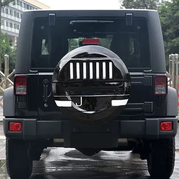 Чехол для запасного колеса автомобиля Полная комплектация Модификация внешнего оформления Крышка багажника для Jeep Wrangler JK JL Аксессуары