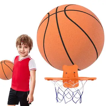 Детский Прыгающий Немой Баскетбол Сжимаемый Немой Прыгающий Баскетбол Крытый Бесшумный Мяч Пенопластовый Баскетбол