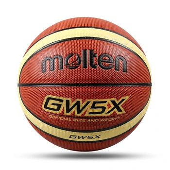 Расплавленные баскетбольные мячи Размер 7 Размер 5 Материал PU Высококачественный мяч для взрослых детей в помещении и на открытом воздухе Прочный баскетбольный мяч basketbol