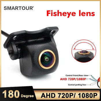 SMARTOUR Golden AHD 720P/1080P Автомобильная Камера Заднего Вида, Парковочный Монитор Заднего Хода, Водонепроницаемые Сверхчистые Камеры Заднего Вида, Широкоугольные