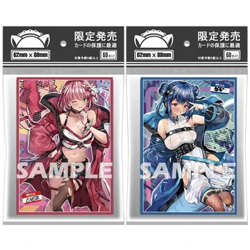 60ШТ 62x89 мм Рукава для аниме-карт, протектор для торговых карт, настольные игры, иллюстративный щит, обложка для карт YUGIOH Japanese Cards