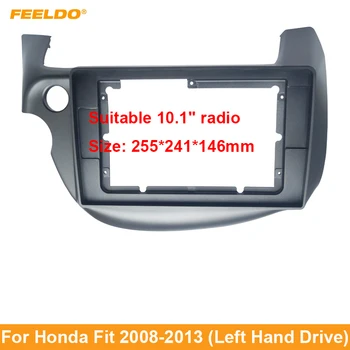 FEELDO Автомобильный 2Din Стерео Аудио Радио Фризовая Рамка для Honda Fit (LHD) 10,1 