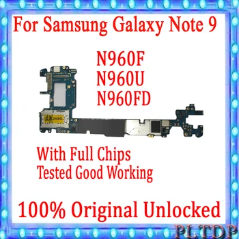 Для Samsung note 9 N960F N960FD N960U материнская плата с одной/двумя sim-картами Разблокирована ОС Android с чипом для Note 9 N960F Логическая плата