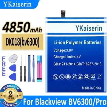 Сменный аккумулятор YKaiserin емкостью 4850 мАч DK018 (bv6300) для Blackview BV6300 Pro BV6300Pro Bateria
