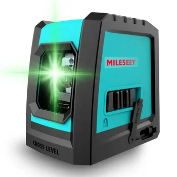 Mileseey L52 Водонепроницаемый и пылезащитный, с сильным магнитным креплением к стене, Usb-зарядка, лазерный уровень Green Line