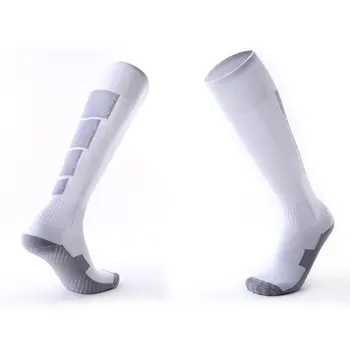 Компрессионные носки Унисекс для бега до колена, Противоскользящие длинные чулки, Спортивные носки для марафона, бега Трусцой, велоспорта, футбола, баскетбола