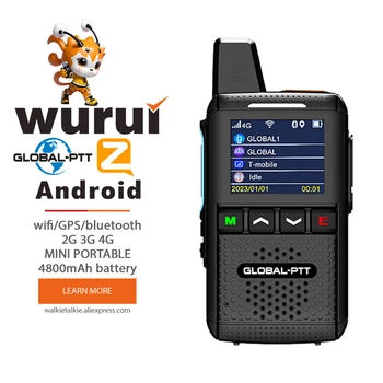 Global-ptt MX2 Android портативная рация zello 4G poc Беспроводной комплект мини двухстороннее радио коммуникатор дальнего действия 4g 100 км GPS wifi