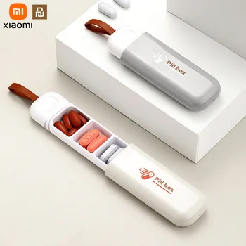 Xiaomi Youpin Портативные чехлы для таблеток, модная мини-коробочка для таблеток, дозатор для таблеток, коробки для лекарств, набор для хранения таблеток, органайзер для таблеток