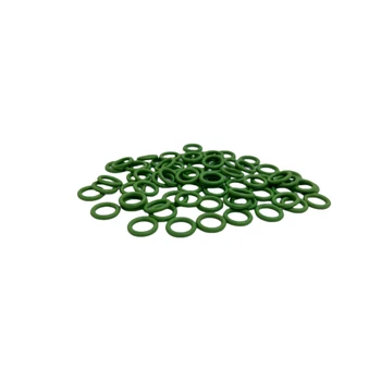 Уплотнительное кольцо для автомобильного мешка кондиционера RV65F (7,65 * 1,78) # 10 R12 Уплотнительное кольцо из NBR зеленого цвета уплотнительное резиновое кольцо компрессора