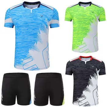 2021 спортивные костюмы для бадминтона мужские женские рубашки шорты Для тренировок в тренажерном зале Бег Трусцой Теннисные рубашки костюмы для бега шорты для настольного тенниса футболки