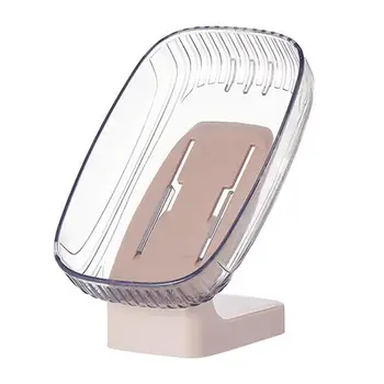 Сливной светильник для мыльницы в ванной Bdo, Роскошная стойка для мыла в ванной, Сливная столешница, Свободный перфоратор, Прозрачный, простой, высокого класса