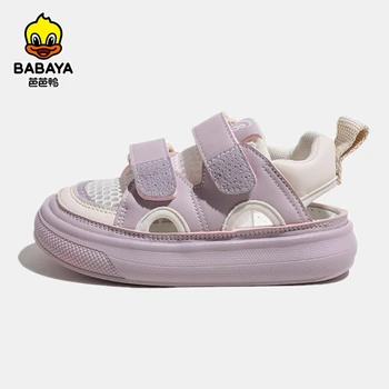 Детские сандалии Babaya, детская обувь для мальчиков, дышащая сетчатая обувь, Лето 2023, Новая пляжная обувь для девочек, мягкая подошва
