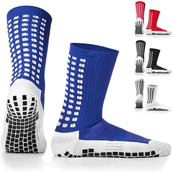 2023 Противоскользящие Новые футбольные носки Мужские Женские Баскетбольные Теннисные спортивные носки с захватом Велосипедные Носки для верховой езды