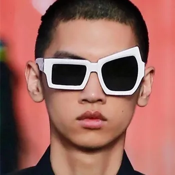 Новые модные солнцезащитные очки неправильной квадратной формы, мужской Модный бренд, Индивидуальность дизайнера, Солнцезащитные очки Мужские UV400 Oculos De Sol