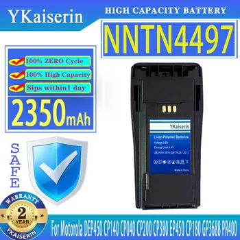 YKaiserin NNTN4497 2350 мАч Литий-ионный Аккумулятор Высокой Емкости Для Motorola DEP450 CP140 CP040 CP200 CP380 EP450 CP180 GP3688 PR400