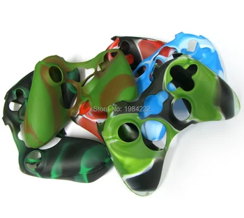 OCGAME 10 шт./лот, многоцветный (10 цветов), Новый Сменный Камуфляжный силиконовый чехол для xbox360, контроллер Xbox 360