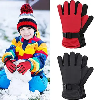 Ветрозащитные лыжные перчатки Зимние Должны быть нескользящими, утолщенными, теплая варежка для взрослых, водонепроницаемая варежка для альпинизма