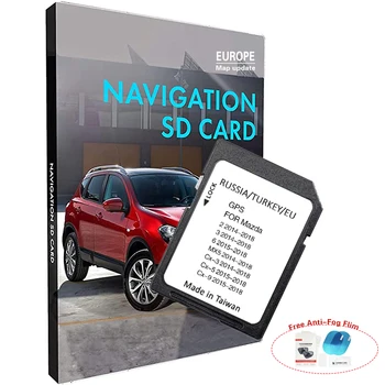 Navi Maps ЕС Россия Турция 2023 Навигация для Автомобиля Mazda 2/3/6/CX3/CX5/CX9/MX5 16 ГБ SD-карты Обновление Программного Обеспечения Системы