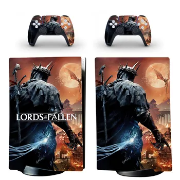 Цифровая наклейка-наклейка Lords of The Fallen PS5 для консоли и 2 виниловых скинов для контроллеров