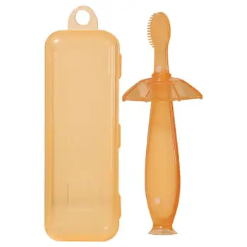 Щетка-прорезыватель для малышей Зубные щетки с мягкой щетиной Безопасная и безвредная Зубная щетка для малышей с высокой эластичностью для детей