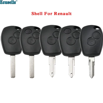 2/3 Sutton Smart Remote Key Shell Case Брелок для Renault Clio III Kangoo Master Twingo Trafic Modus Uncut VA2/NE72/VAC102 Blade