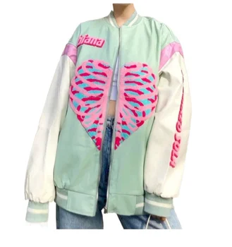 Весенне-осенняя новая куртка, женские модные куртки в стиле ретро, уличная бейсбольная куртка, женская модная бейсбольная форма, женские топы