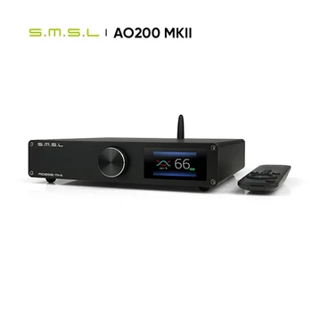 SMSL AO200 MKII HIFI Цифровой усилитель MA5332MS Чип Стереоусилитель Высокой мощности XLR/RCA/USB/Bluetooth 5,0 Сбалансированный Вход SDB Звук