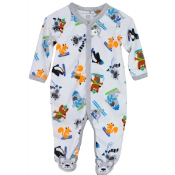 Детские комбинезоны из флиса Hooyi с ножками, одежда для мальчиков, комбинезоны bebe, комбинезоны для сна, пижамные костюмы roupas de bebe