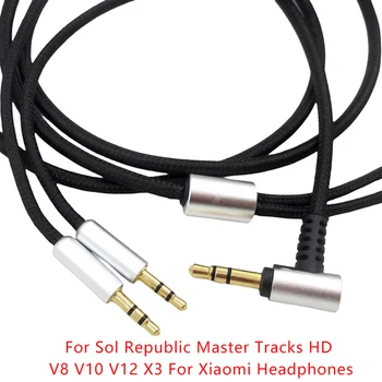 Сменный Аудиокабель Для Sol Republic Master Tracks HD V8 V10 V12 X3 Для Наушников Xiaomi Шнур Гарнитуры Соединитель Проводов