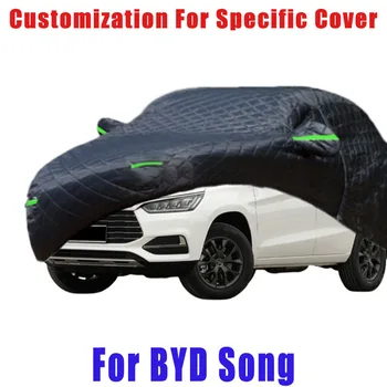 Для BYD Song защитное покрытие от града, автоматическая защита от дождя, защита от царапин, защита от отслаивания краски, защита автомобиля от снега