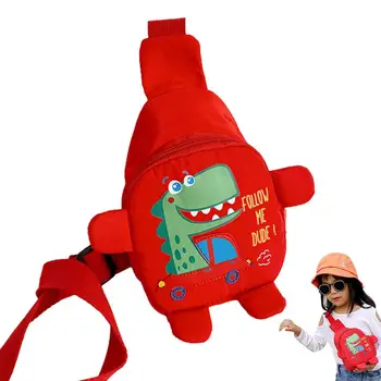 Рюкзак-слинг для малышей с милым рисунком динозавра, нагрудная сумка-слинг для малышей, унисекс, дорожный рюкзак на одно плечо для детей, мальчиков и девочек