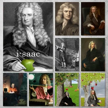 Галерея Плакатов Исаака Ньютона Печатает Картины На Холсте, Картины Для Гостиной, Наклейки
