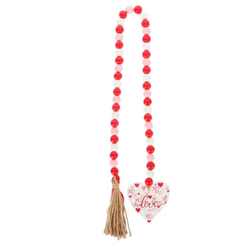 Значок любви ко Дню Святого Валентина, аксессуары для домашнего декора, веревка для домашнего декора, настенное макраме