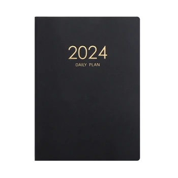 Блокнот с планом на 2024 год, Календарь, Утолщенный блокнот с ежедневником, Еженедельный блокнот, Канцелярские школьные принадлежности