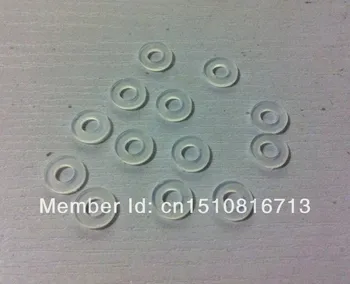 1000шт Метрических Нейлоновых Плоских толстых Шайб Strandard Толщиной M4 (ID) x 8 (OD) x 1 мм