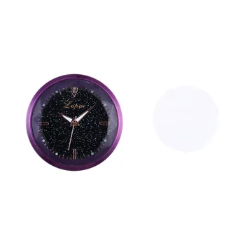 Универсальные часы на приборной панели автомобиля, автомобильные электронные часы для украшения интерьера автомобиля - BZ844 (фиолетовый)