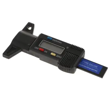 Цифровой тестер глубины протектора автомобильных шин, инструмент для проверки износа тормозных колодок