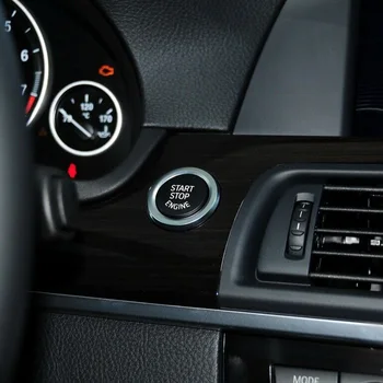 Черная Крышка Кнопочного Переключателя Центральная Крышка Кнопочного Переключателя Для BMW E70 X6 E71 Для BMW X1 E84 X3 E83 Start Stop Совершенно Новый