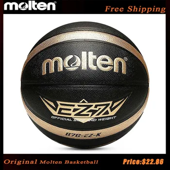 Баскетбольный мяч Molten Размер 7 BG-EZ-K из оригинальной Мягкой Искусственной кожи, износостойкий для Тренировок в помещении и на открытом воздухе Baloncesto
